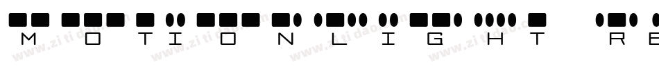 MotionLight Regular字体转换